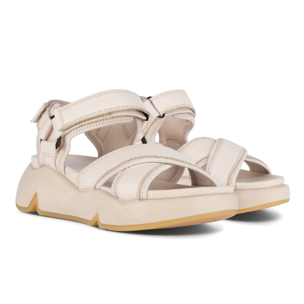 Sandalias Mujer - ECCO Chunky Criss-Cross - Beige - PKG078521